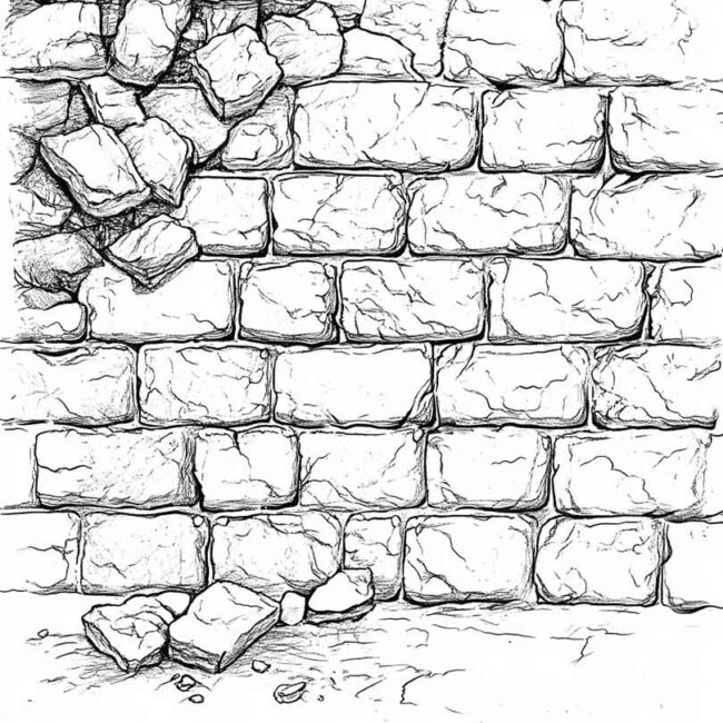 PAREDE DE TIJOLOS PARA COLORIR 5