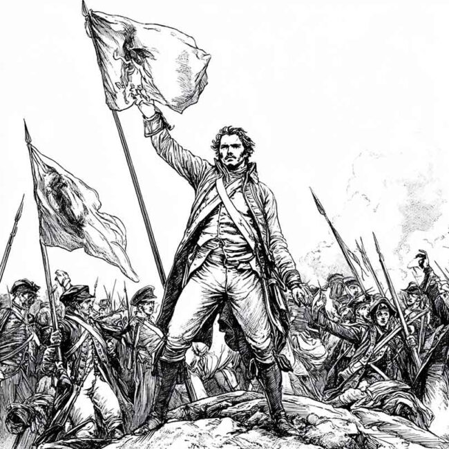 pintura de revolucao francesa para colorir 21