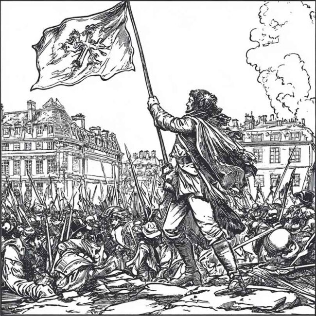 pintura de revolucao francesa para colorir 12