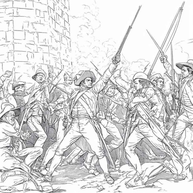 pintura de revolucao francesa para colorir 15