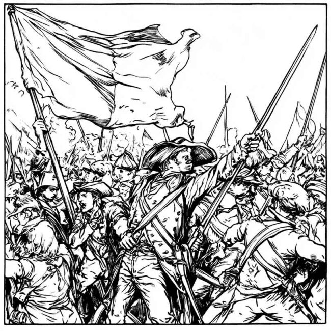 pintura de revolucao francesa para colorir 24