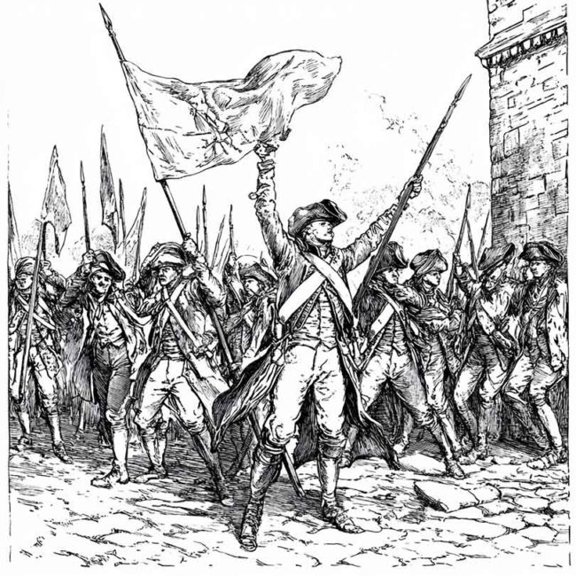 pintura de revolucao francesa para colorir 11