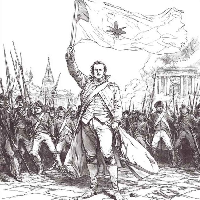 pintura de revolucao francesa para colorir 16