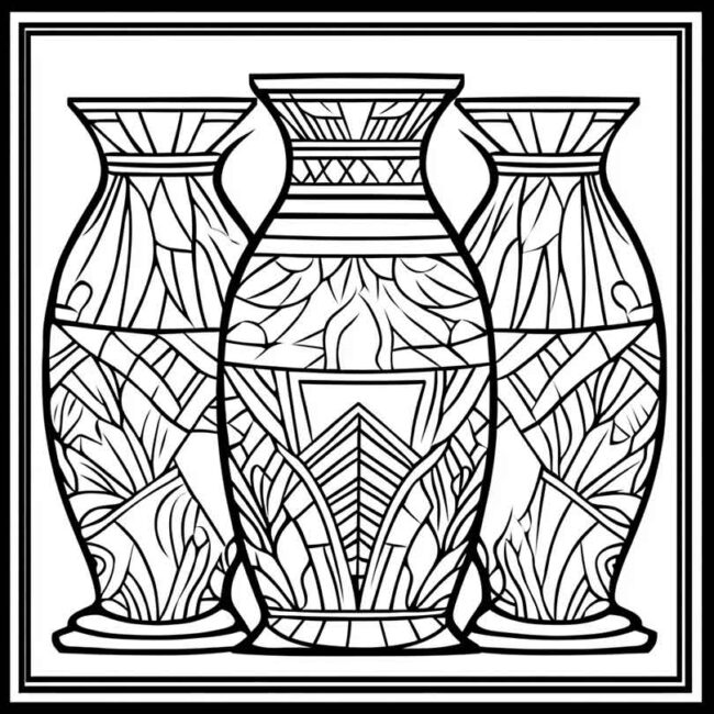 vaso indigena para colorir 39