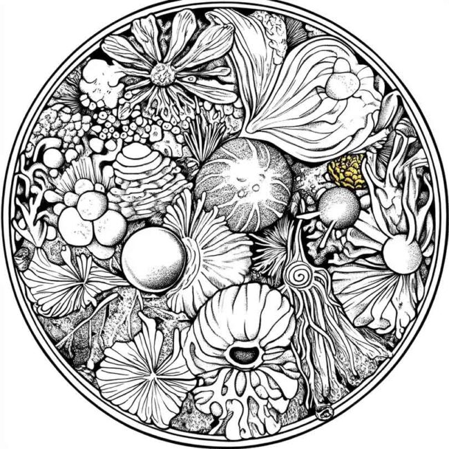 celula vegetal para colorir 8