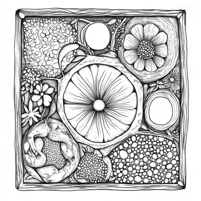 celula vegetal para colorir 7