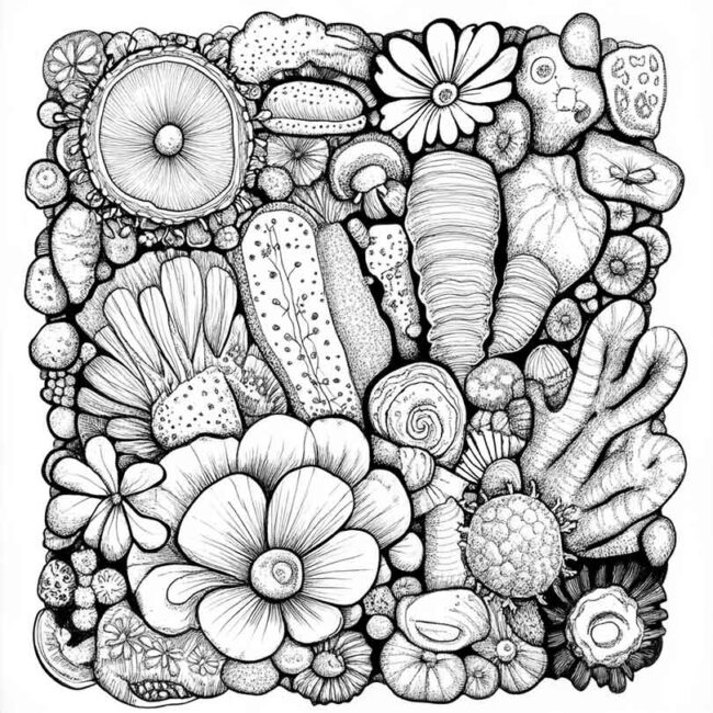 celula vegetal para colorir 35