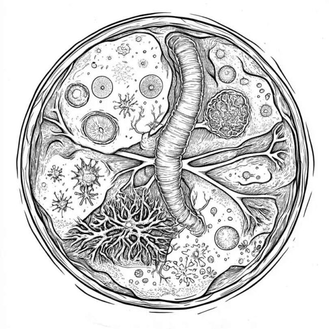 celula vegetal para colorir 13