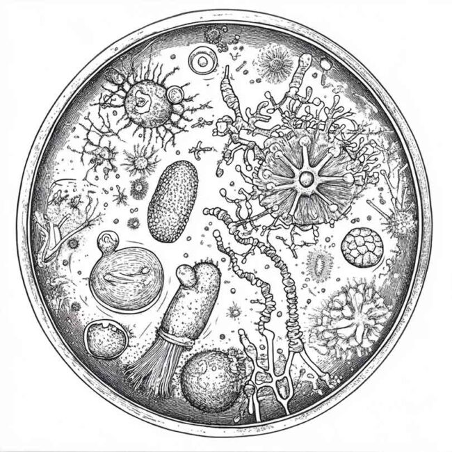 celula vegetal para colorir 11