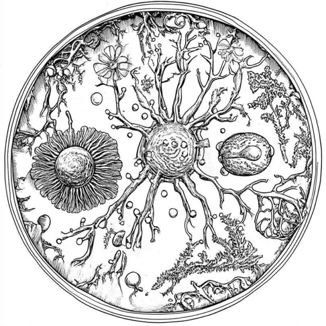 celula vegetal para colorir 14