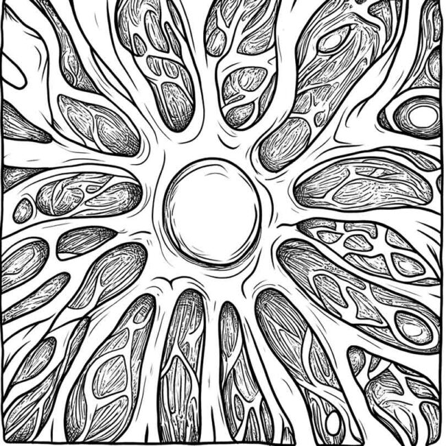 celula vegetal para colorir 16