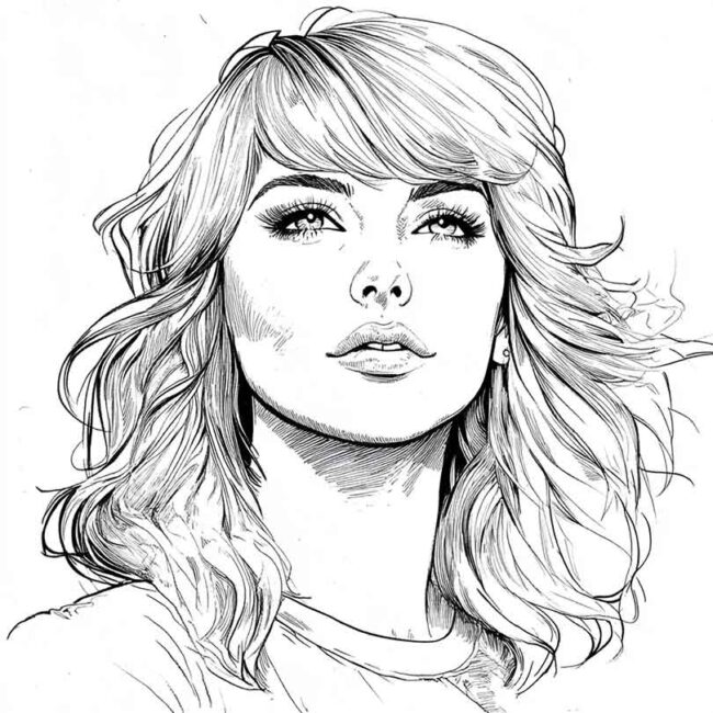 desenhos de Taylor Swift png 17