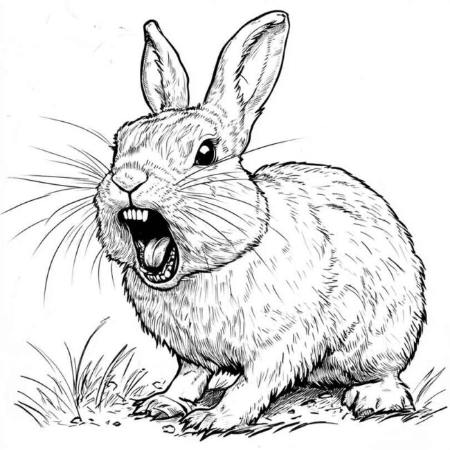 coelho para colorir 16