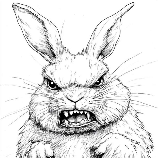 coelho para colorir 17