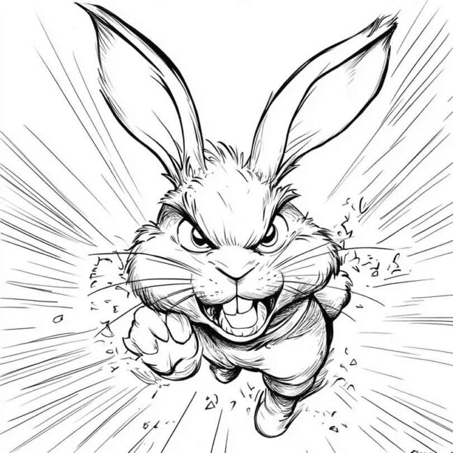 coelho para colorir 14