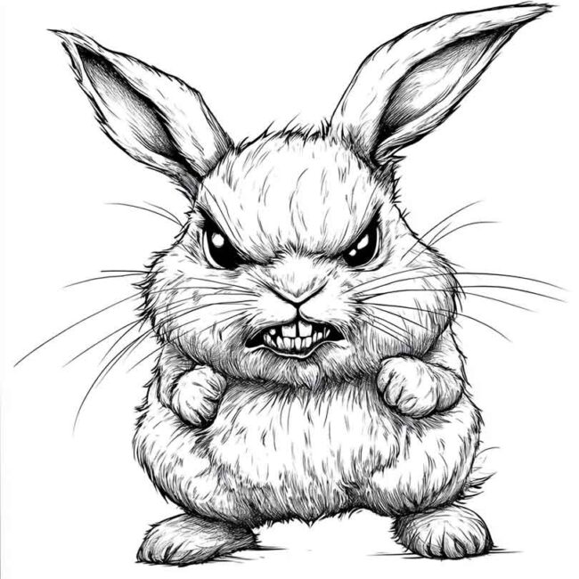 coelho para colorir 19