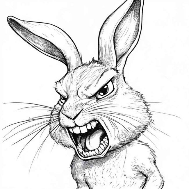 coelho para colorir 13