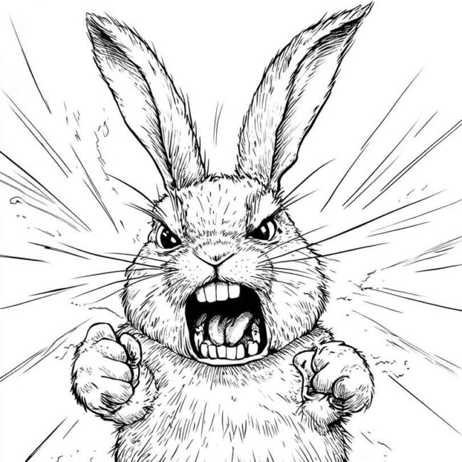 coelho para colorir 25