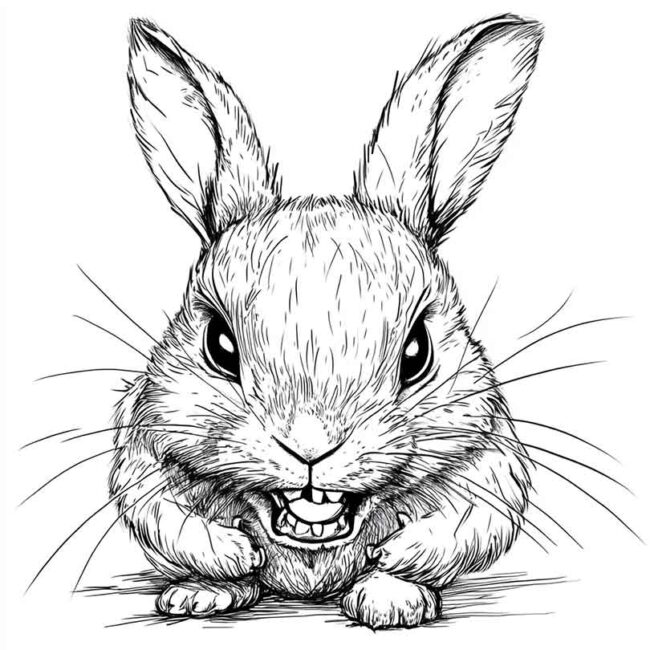 coelho para colorir 26