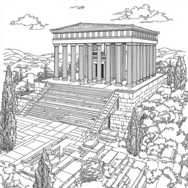 templo de salomao para colorir 9 templo de salomao para colorir 9