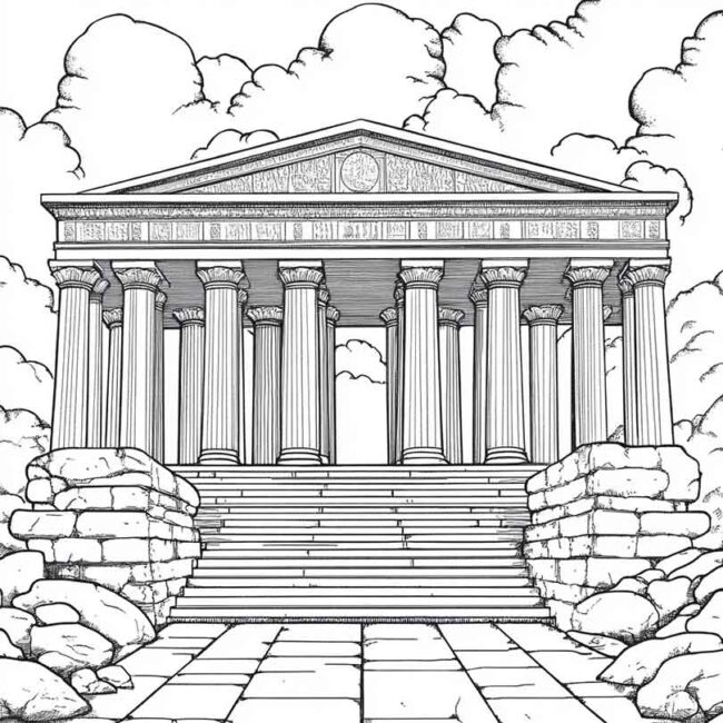 templo de salomao para colorir 38 templo de salomao para colorir 38