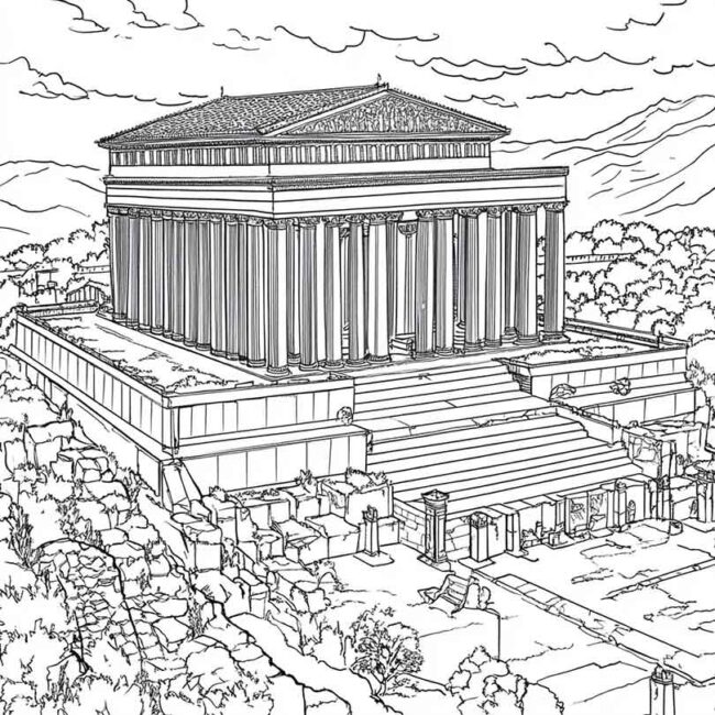templo de salomao para colorir 22 templo de salomao para colorir 22