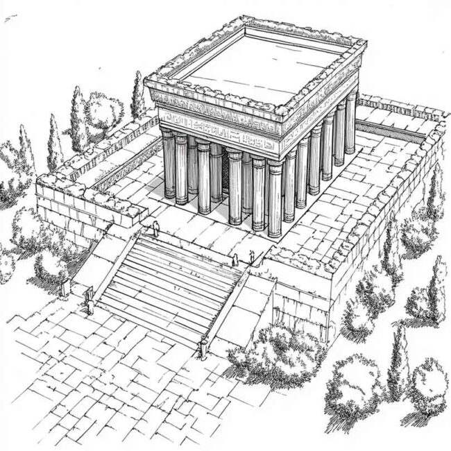 templo de salomao para colorir 36 templo de salomao para colorir 36