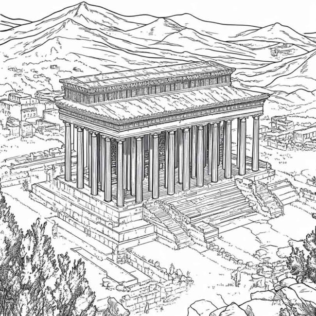 templo de salomao para colorir 2 templo de salomao para colorir 2