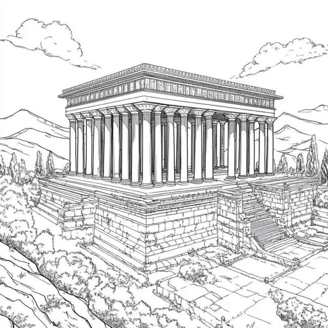 templo de salomao para colorir 35 templo de salomao para colorir 35
