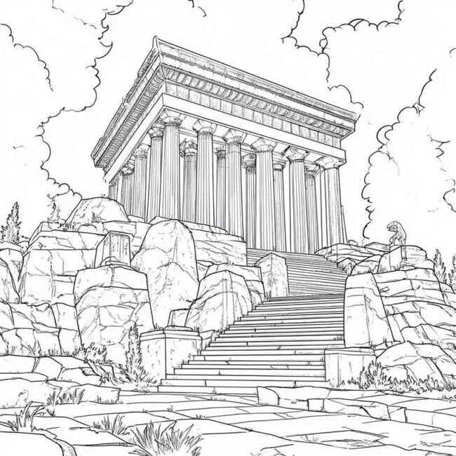 templo de salomao para colorir 45 templo de salomao para colorir 45
