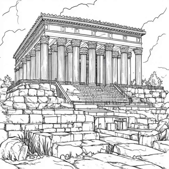 templo de salomao para colorir 21 templo de salomao para colorir 21