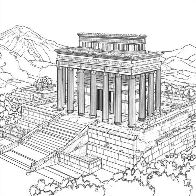 templo de salomao para colorir 33 templo de salomao para colorir 33