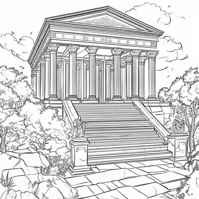 templo de salomao para colorir 18 templo de salomao para colorir 18