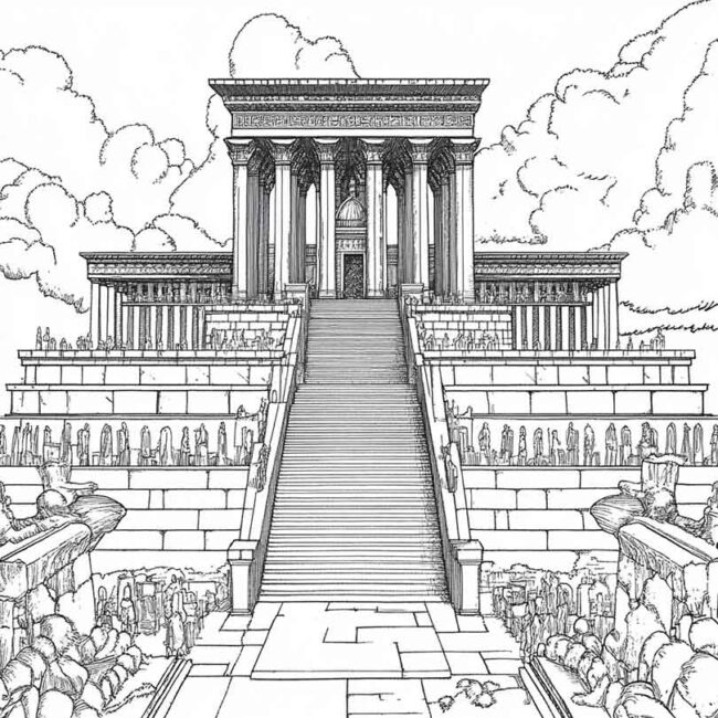 templo de salomao para colorir 24 templo de salomao para colorir 24