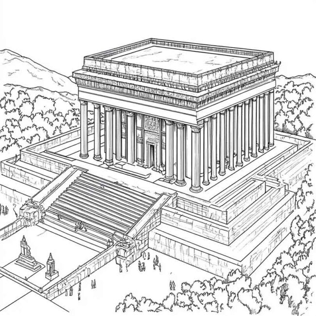 templo de salomao para colorir 30 templo de salomao para colorir 30