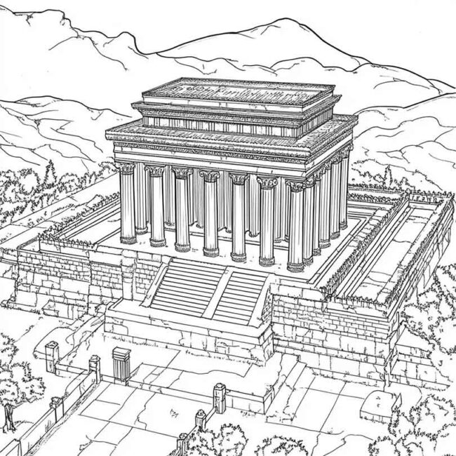 templo de salomao para colorir 43 templo de salomao para colorir 43
