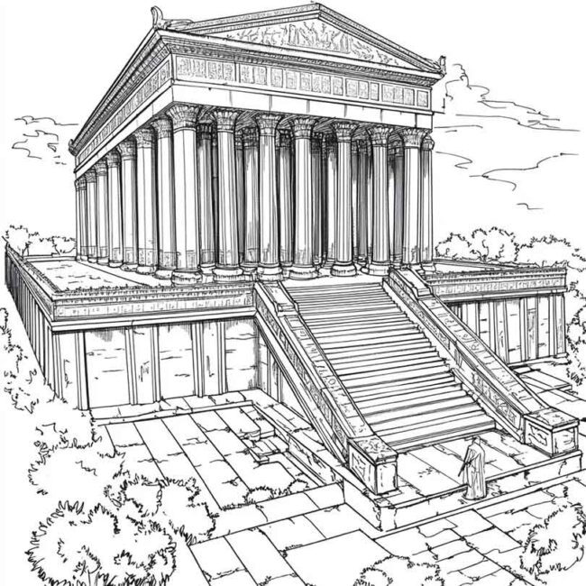 templo de salomao para colorir 29 templo de salomao para colorir 29