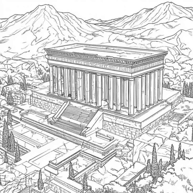 templo de salomao para colorir 3 templo de salomao para colorir 3