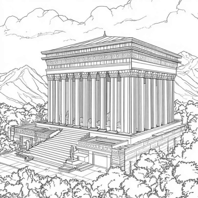 templo de salomao para colorir 34 templo de salomao para colorir 34