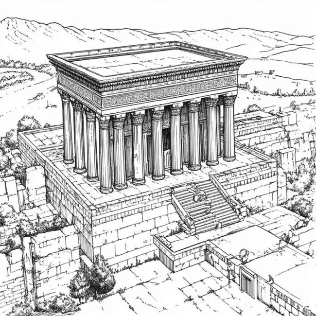 templo de salomao para colorir 10 templo de salomao para colorir 10