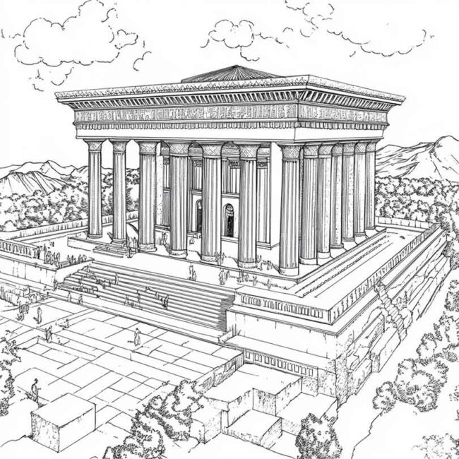 templo de salomao para colorir 20 templo de salomao para colorir 20