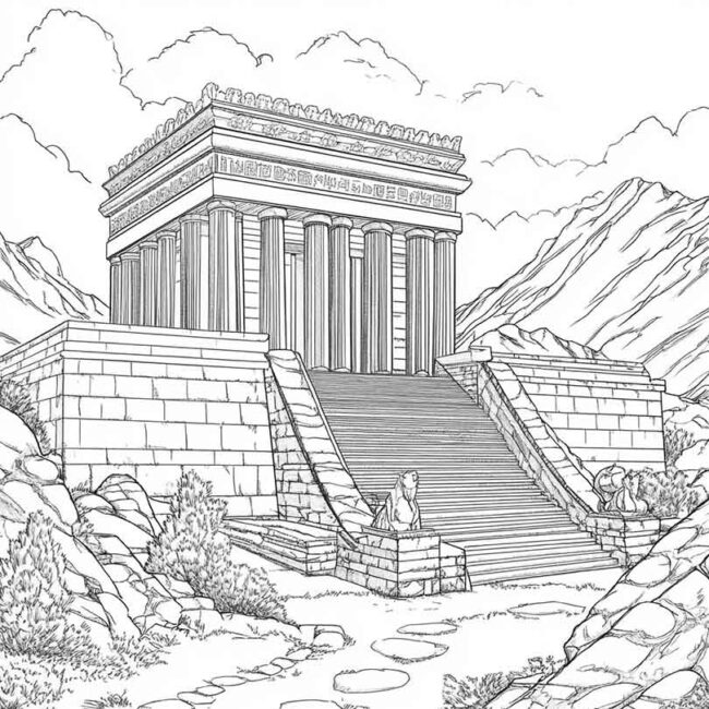 templo de salomao para colorir 26 templo de salomao para colorir 26