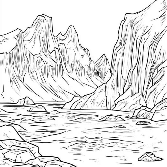 geleiras para colorir 40