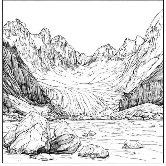 geleiras para colorir 13