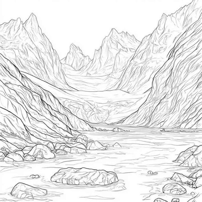 geleiras para colorir 12