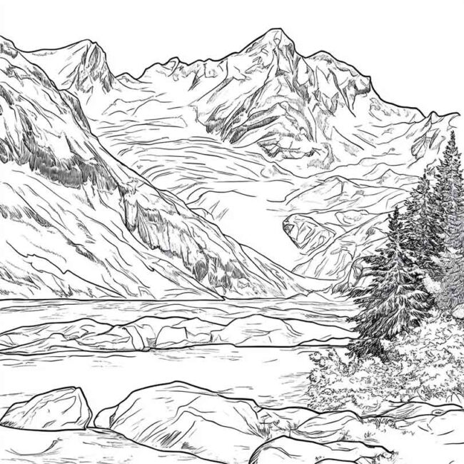 geleiras para colorir 10