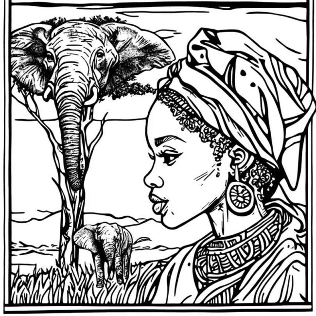 africa para colorir 55 africa para colorir 55
