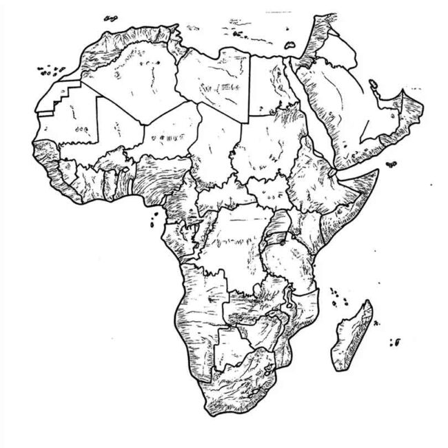 africa para colorir 43 africa para colorir 43