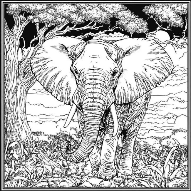 africa para colorir 4 africa para colorir 4