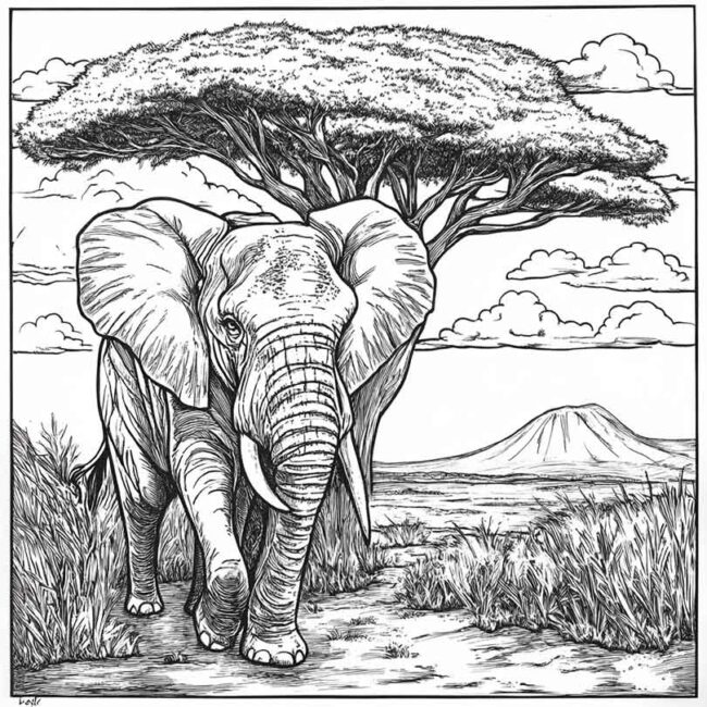africa para colorir 3 africa para colorir 3